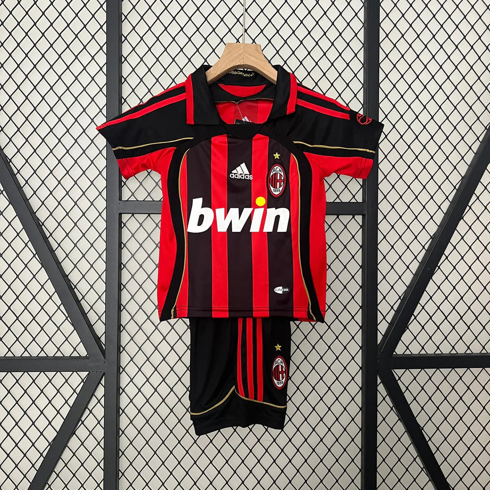 AC Milan Retro 06/07 Home Jersey Kids Size