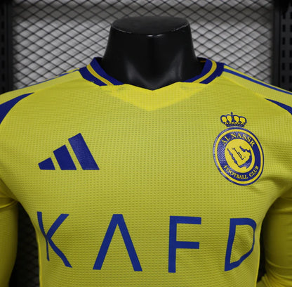 Al Nassr 24-25 Home Kit Long Sleeve