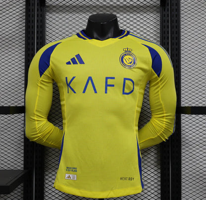 Al Nassr 24-25 Home Kit Long Sleeve