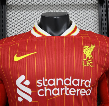 Liverpool 24-25 Home Kit Long sleeve