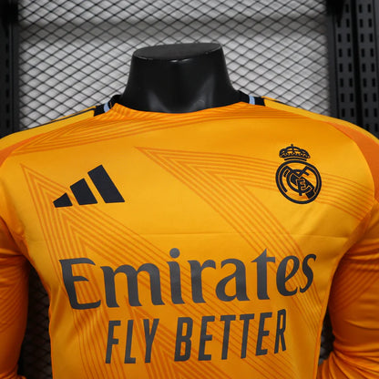 Real Madrid 24-25 Away Kit Long Sleeve