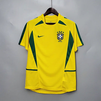 2002 Retro Brazil Home Jersey