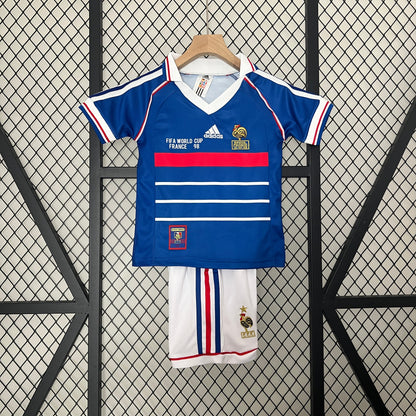 France 1998 Home Jersey Kids Size