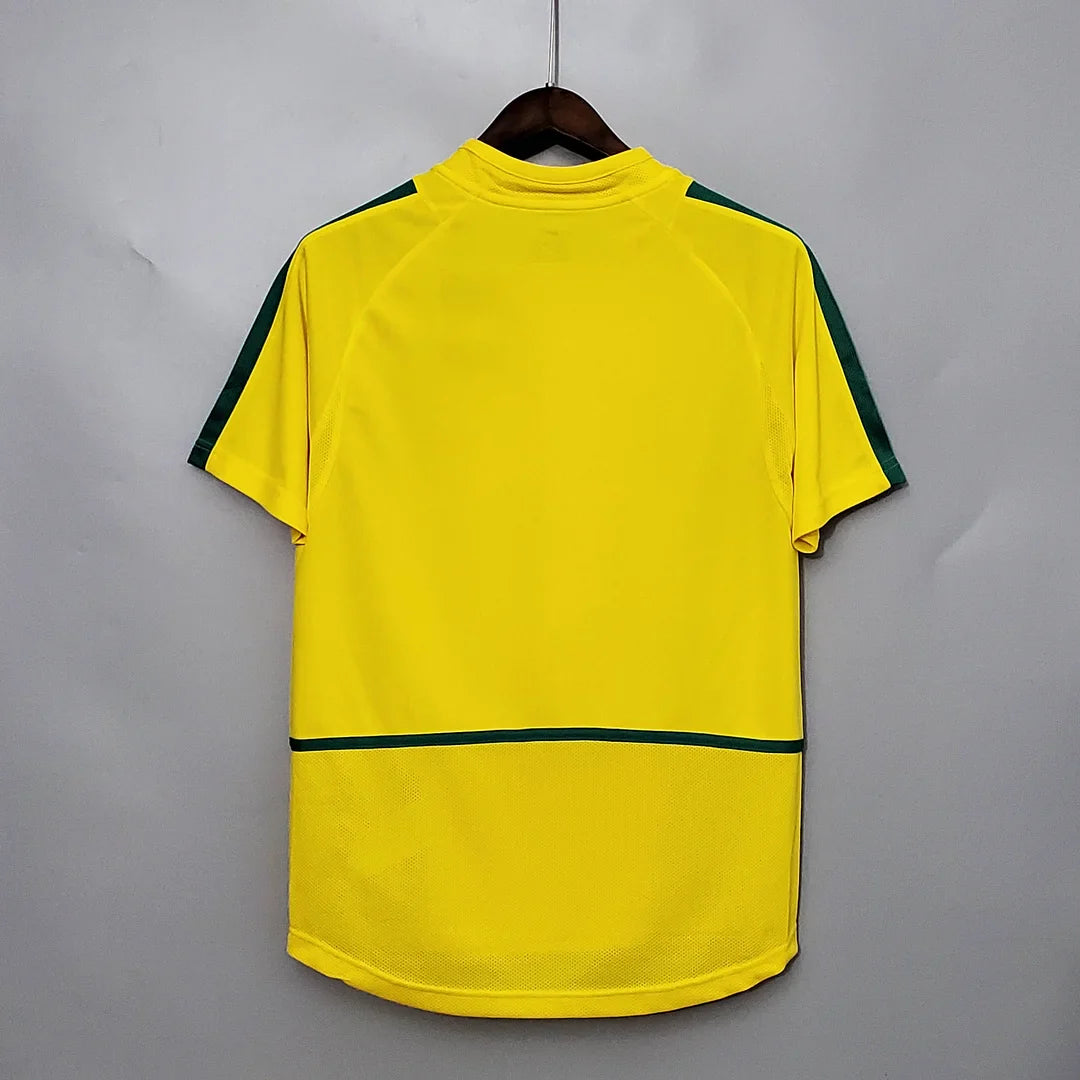 2002 Retro Brazil Home Jersey