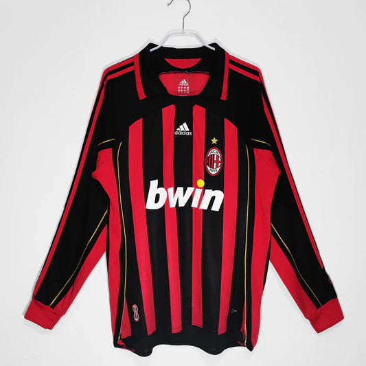 AC Milan 2007-2008 Long Sleeve Home Kit