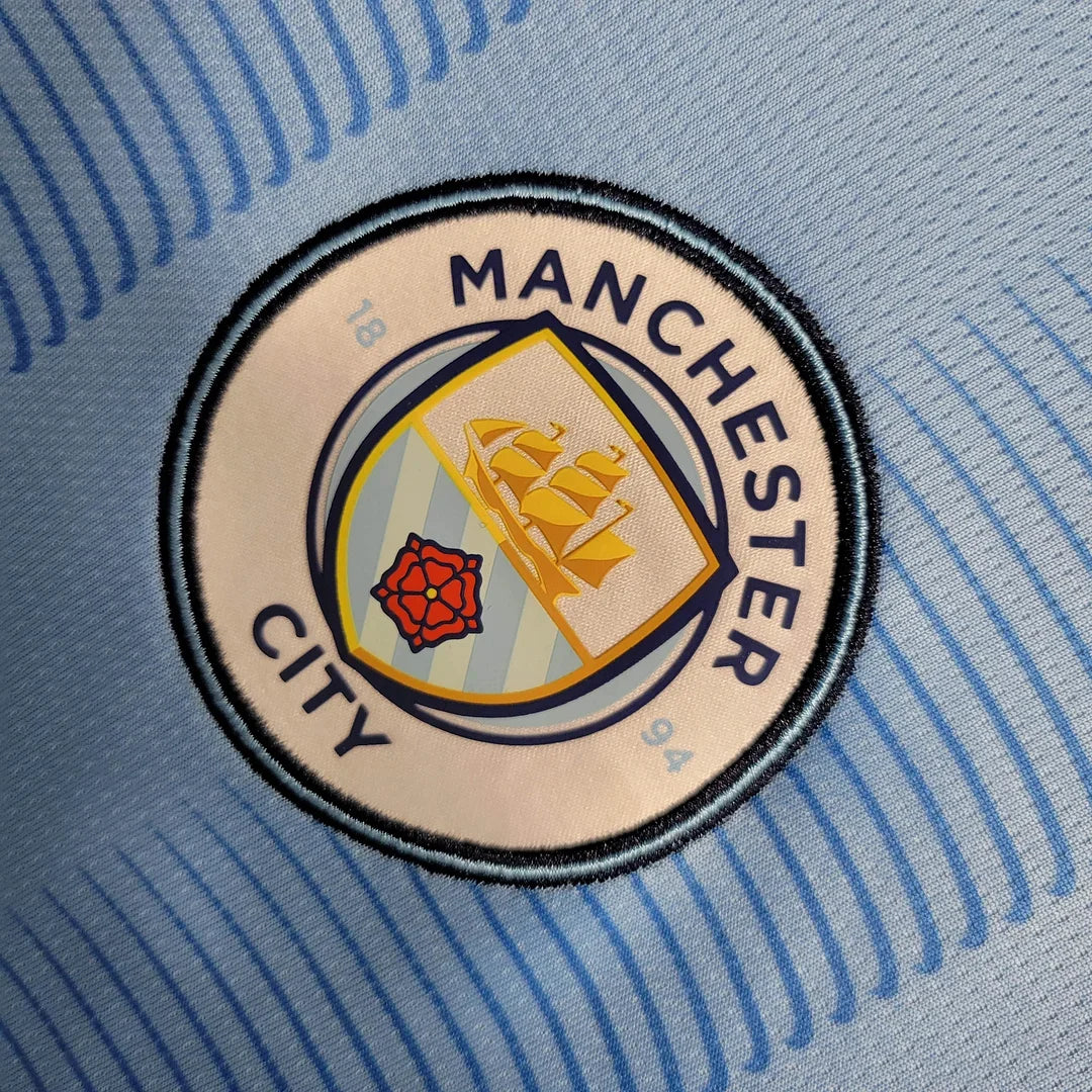 23/24 Manchester City Long Sleeve Home Kit