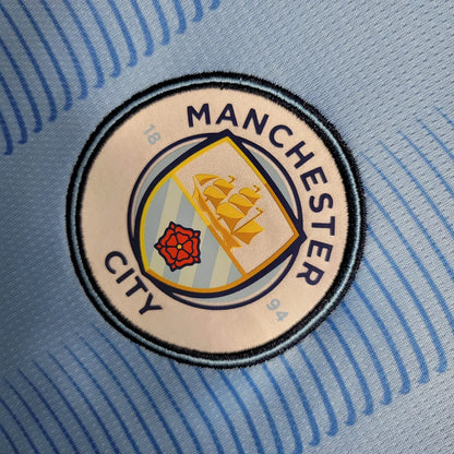 23/24 Manchester City Long Sleeve Home Kit