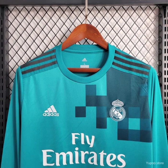 Real Madrid 2017-2018 Third Kit Long Sleeve