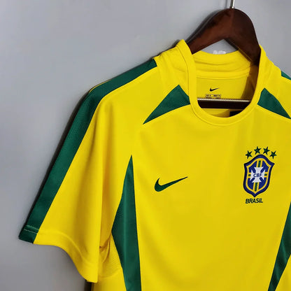 2002 Retro Brazil Home Jersey