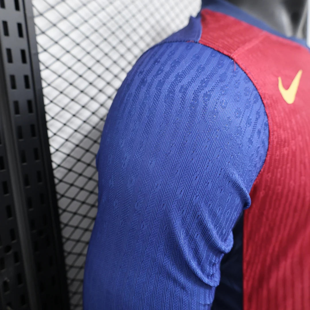 24/25 Barcelona Long Sleeve Home Kit