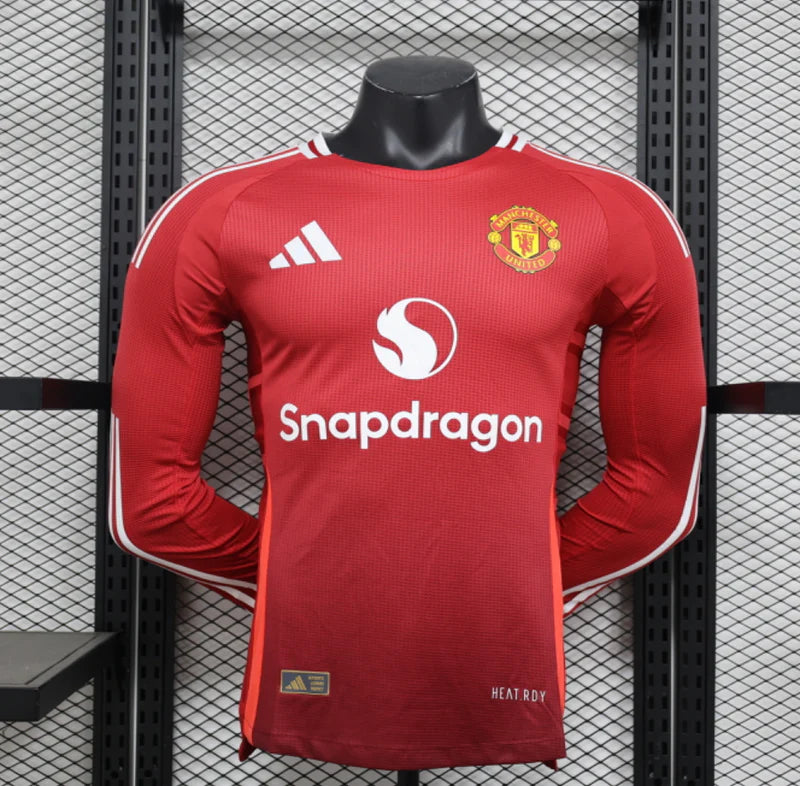 Machester United 24-25 Home Kit Long Sleeve