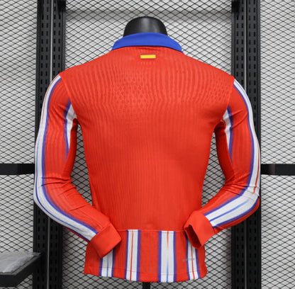 Atletico Madrid 24-25 Home Kit Long Sleeve