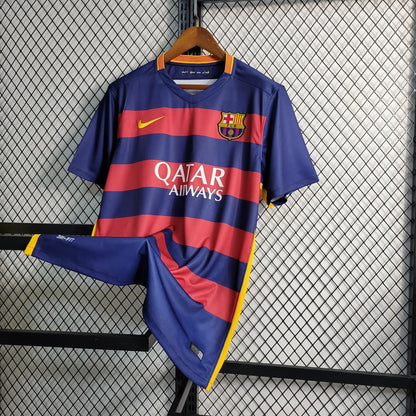 2015/2016 Retro Barcelona Home Jersey