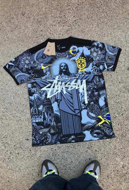 Stüssy x Brazil "Jesus" Limited Jersey