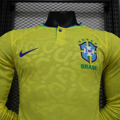 Brazil 23-24 Long Sleeve Home Kit