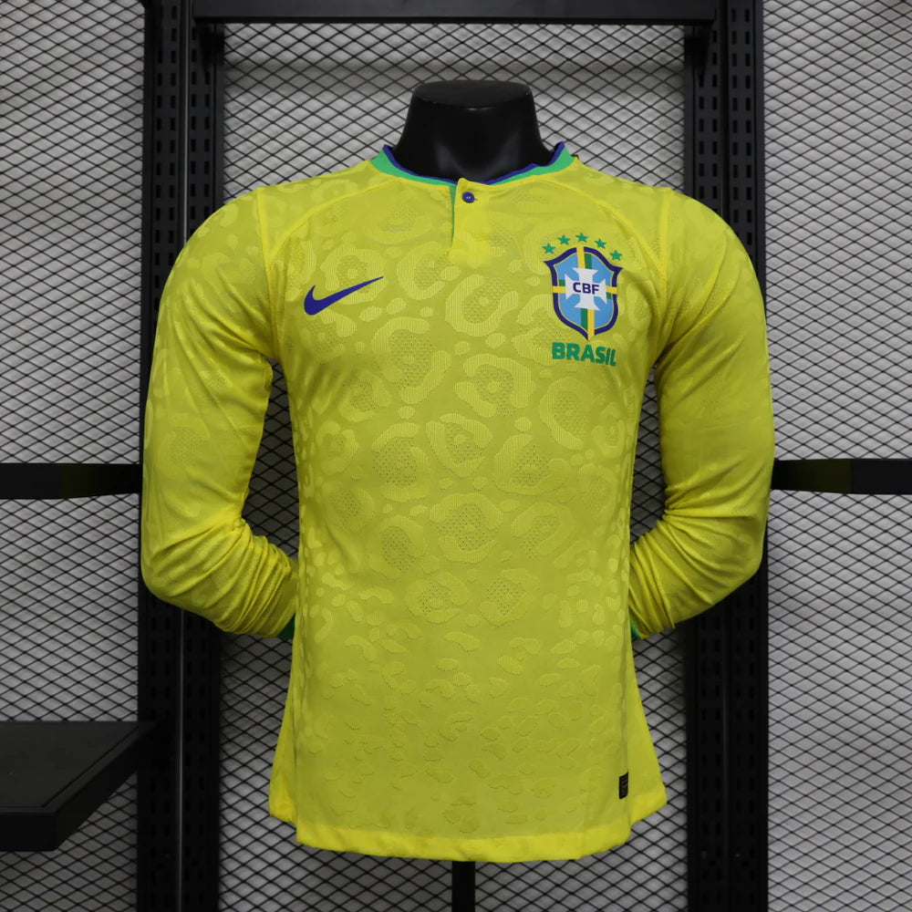 Brazil 23-24 Long Sleeve Home Kit