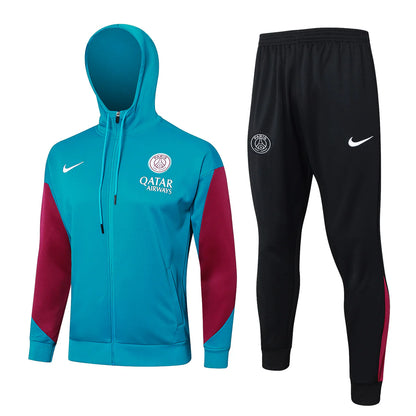 PSG Paris Saint Germain Turquoise and Pink Tracksuit