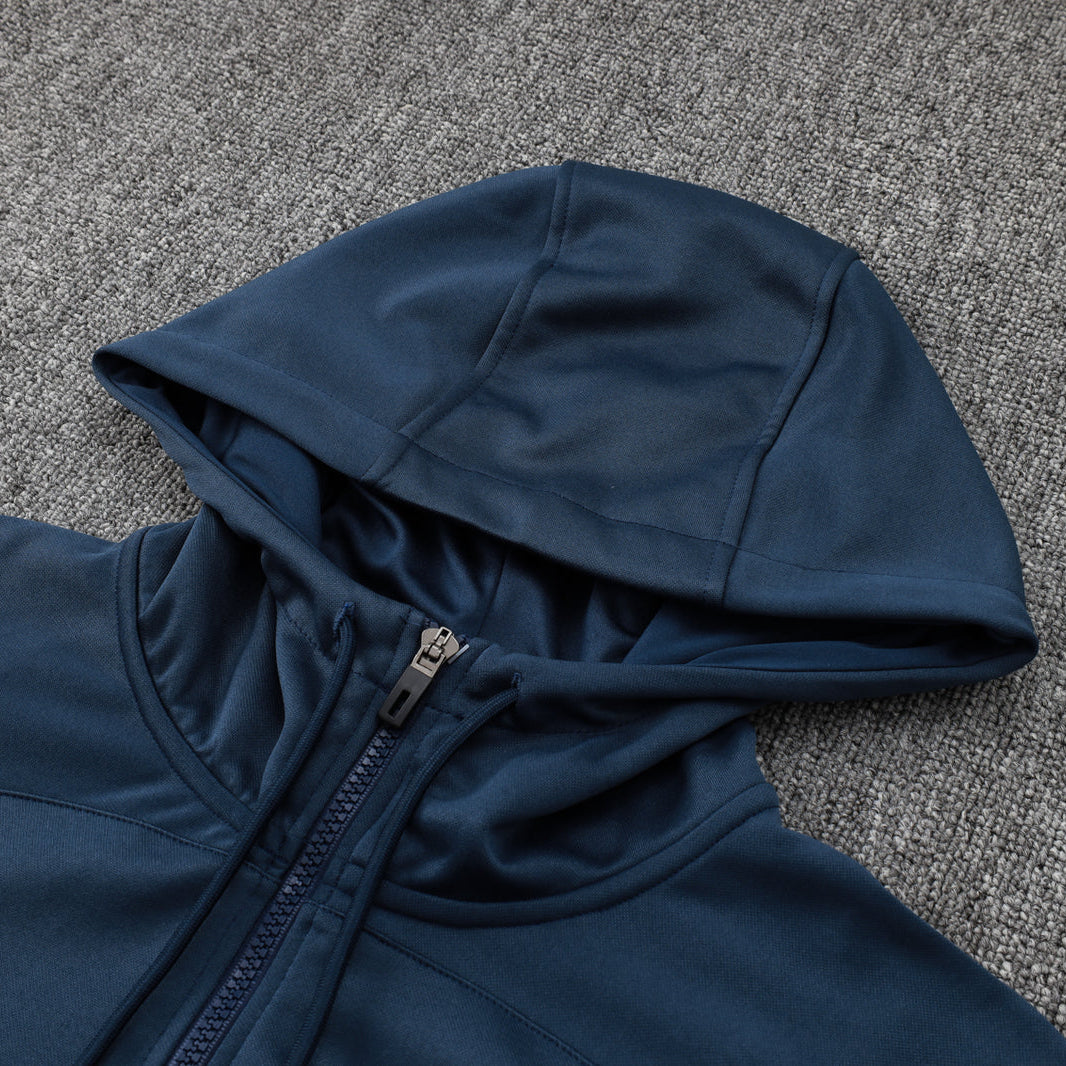 France Dark Blue and Gold Tracksuit