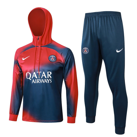 PSG Paris Saint Germain Dark Blue and Red Tracksuit II