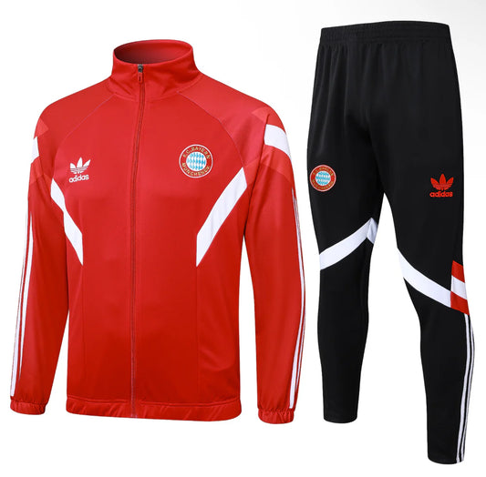 Bayern Munchen Red and Black Tracksuit III