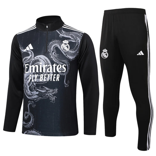 Real Madid "Black Dragon Prestige" Tracksuit