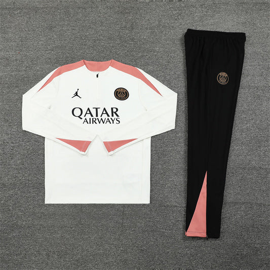 PSG Paris Saint Germain Black and White Tracksuit