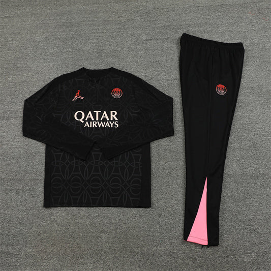 PSG Paris Saint Germain Black Tracksuit