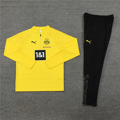 Borussia Dortmund Black and Yellow Tracksuit