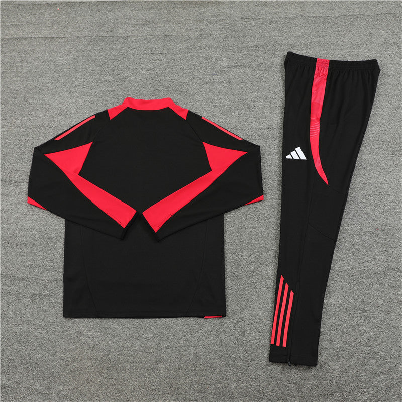 Bayern Munchen Black and Red Tracksuit