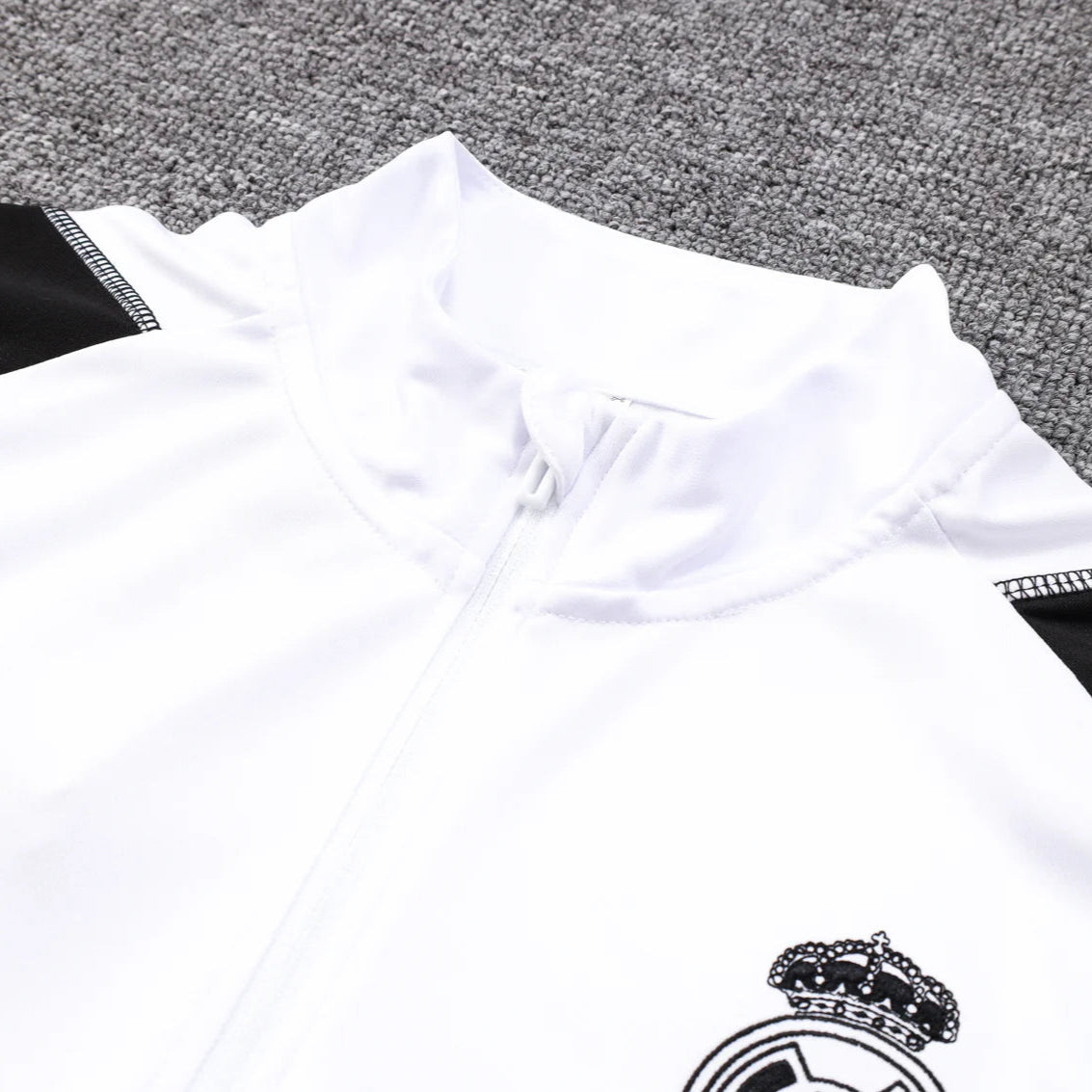 Real Madrid Black and White Tracksuit IV