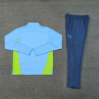 Manchester City Blue and Light Blue Tracksuit