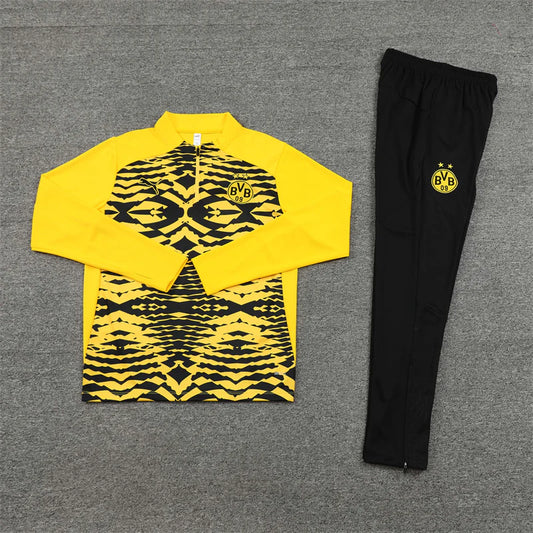 Borussia Dortmund Black and Yellow Tracksuit