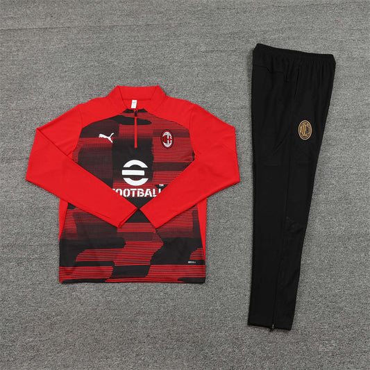 AC Milan Black and Red Tracksuit ll