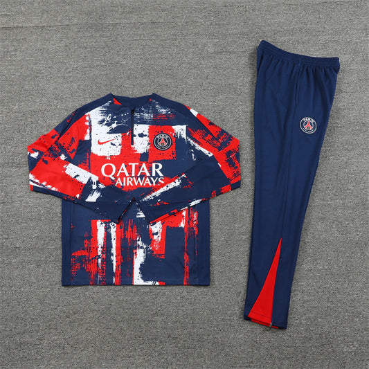 PSG Paris Saint Germain "Crimson Stride" Tracksuit