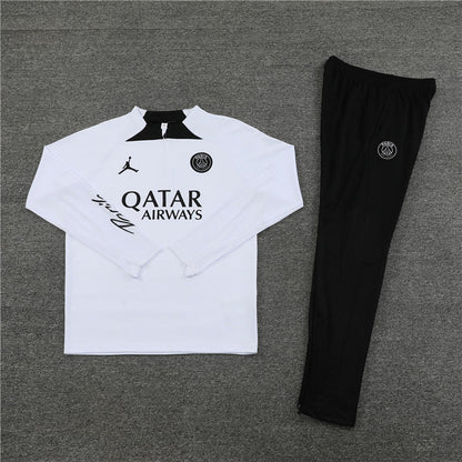 PSG Paris Saint Germain Black and White Tracksuit