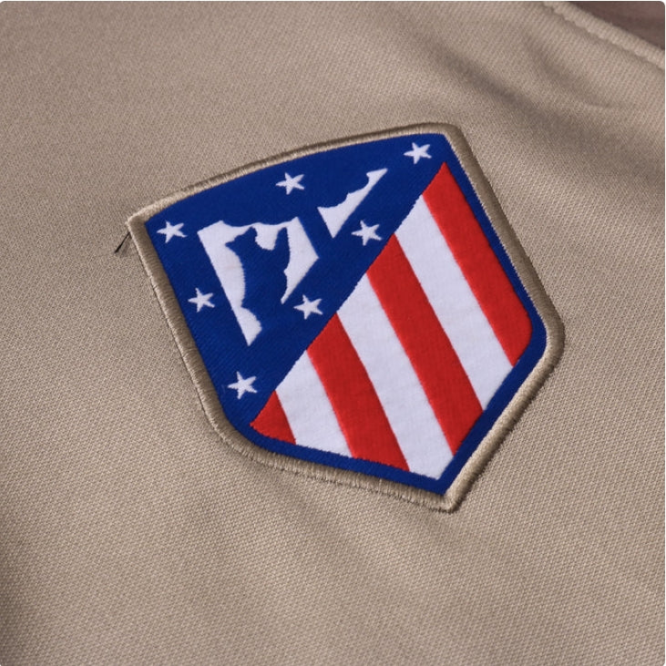 Atletico Madrid Military Green and Beige Tracksuit