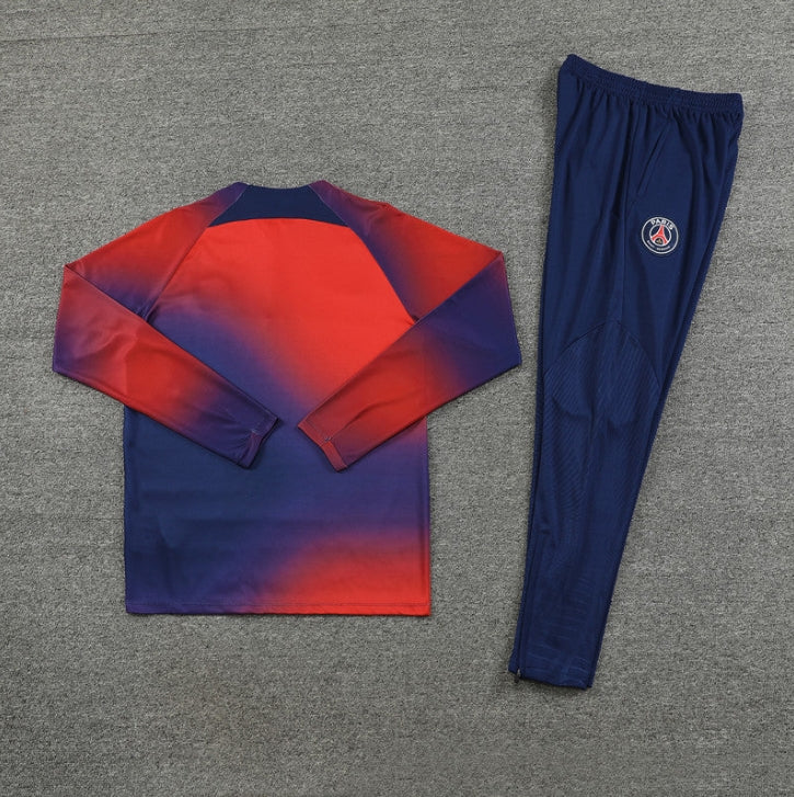 PSG Paris Saint Germain Dark Blue and Red Tracksuit III