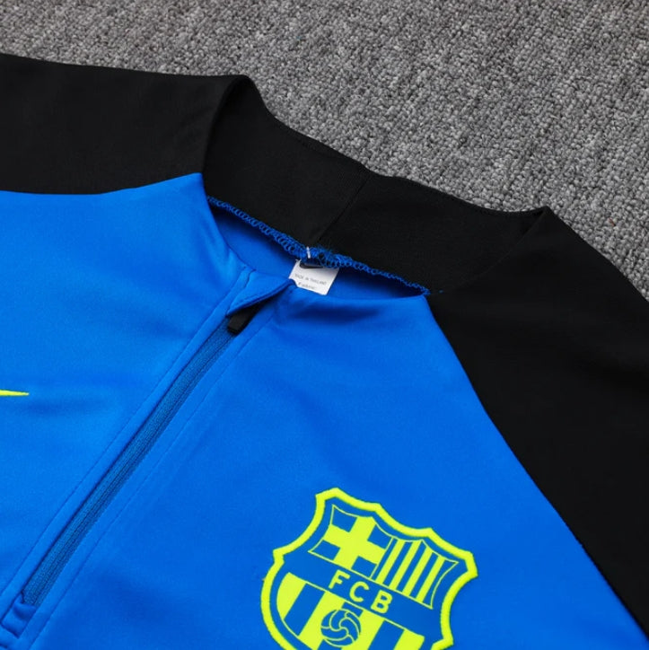 FC Barcelona Black and Blue Tracksuit