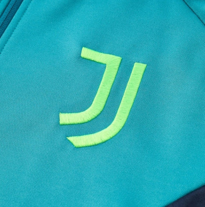 Juventus Turquoise and Dark Blue Tracksuit