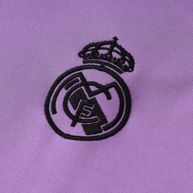 Real Madrid Purple and White Tracksuit