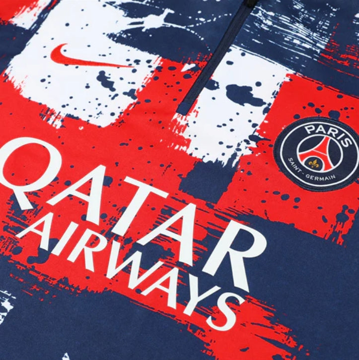 PSG Paris Saint Germain "Crimson Stride" Tracksuit