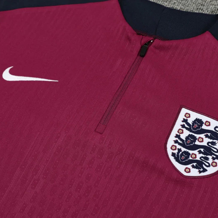 England Dark Blue and Dark Red Tracksuit