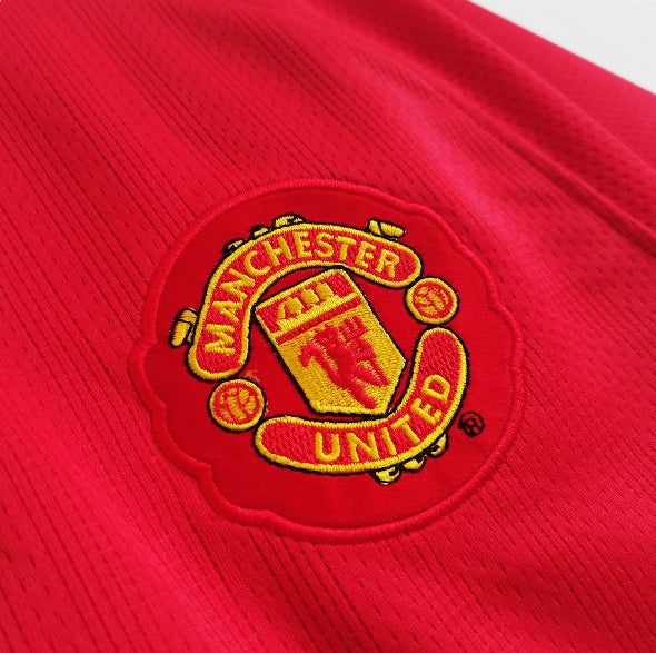 Manchester United 2007-2008 Home Kit Long Sleeve