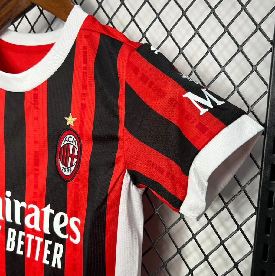 AC Milan Home 24/25 Jersey Kids Size