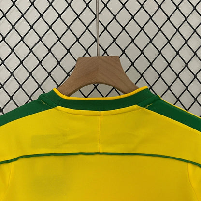 Brazil 1988 Home Jersey Kids Size