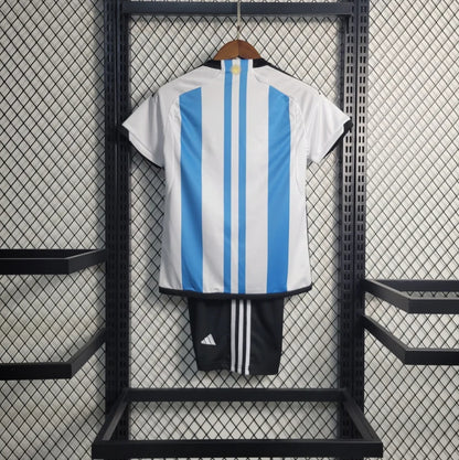 Argentina 2022 World Cup Home Jersey Kids Size