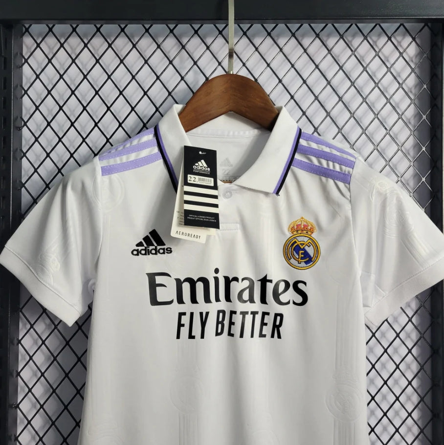 Real Madrid 22/23 Home Jersey Kids Size