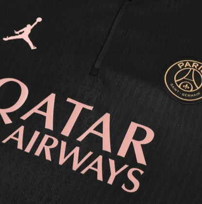 PSG Paris Saint Germain Black and Pink Tracksuit