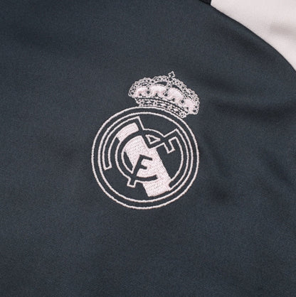 Real Madrid Dark Blue And White Tracksuit