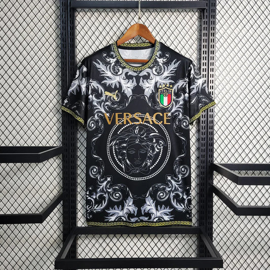 Italy "Versace" Black Limited Jersey